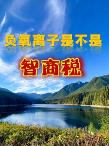 負(fù)氧離子到底是不是智商稅？